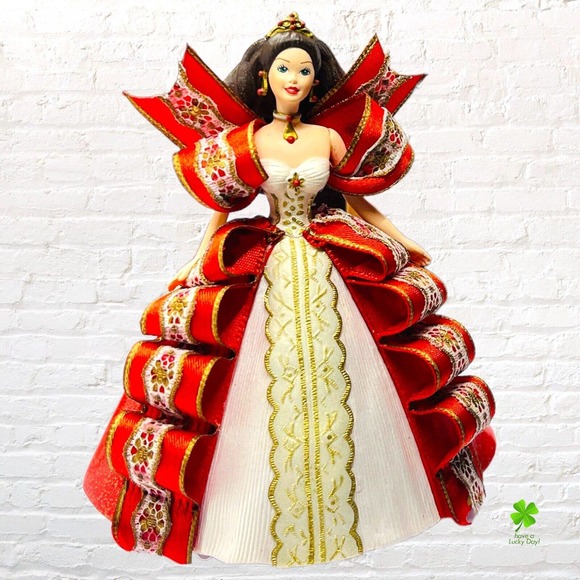 Barbie Hallmark Keepsake 1997 Christmas Ornament Red Holiday #5 Collectors Gift - Picture 14 of 16